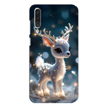 Яркий чехол для Meizu 16xs с Зимними Оленятами – Блистающий оленёнок
