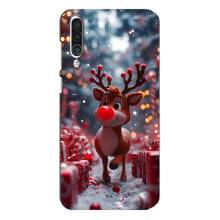Яркий чехол для Meizu 16xs с Зимними Оленятами – Олень среди подарков