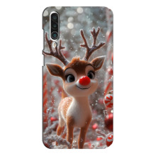 Яркий чехол для Meizu 16xs с Зимними Оленятами