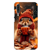 Печатный чехол «Зверята с кофе» для Meizu 16xs – Белка с кофе