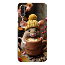 Печатный чехол «Зверята с кофе» для Meizu 16xs – Медведь с кофе