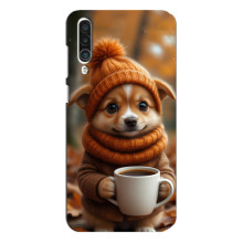 Печатный чехол «Зверята с кофе» для Meizu 16xs – Песик с кофе