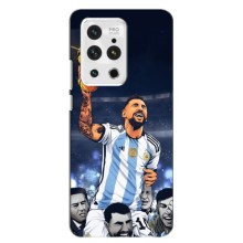 Чохли для Meizu 18 Pro (Leo чемпіон) (AlphaPrint) – Мессі з кубком