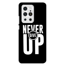 Силиконовый Чехол на Meizu 18 Pro с картинкой Nike – Never Give UP