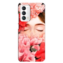 Чехлы (ART) Цветы на Meizu 18 (VPrint) (Глаза в цветах)