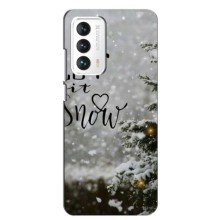 Новогодние, Праздничные Чехлы для Meizu 18 - 2024 год – Let it snow