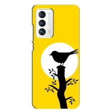 Силіконовий бампер з птичкою на Meizu 18 – Пташка