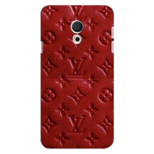Текстурный Чехол Louis Vuitton для Мейзу С9 Про – Красный ЛВ