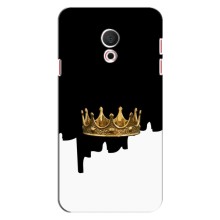 Чехол (Корона на чёрном фоне) для Мейзу С9 – Золотая корона