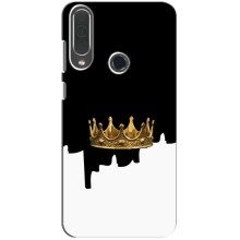 Чехол (Корона на чёрном фоне) для Мейзу М10 (Золотая корона)