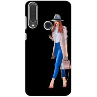 Чехол с картинкой Модные Девчонки Meizu M10 (Девушка со смартфоном)