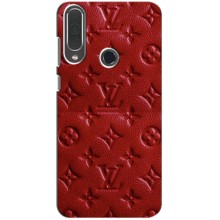 Текстурный Чехол Louis Vuitton для Мейзу М10 – Красный ЛВ
