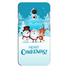 Рождественские Чехлы для Meizu M15 Lite (VPrint) (Merry Christmas)