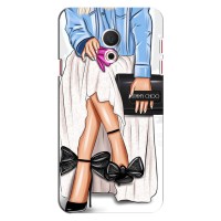 Силиконовый Чехол на Meizu M15 Lite с картинкой Стильных Девушек (Мода)