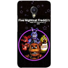 Чехлы Пять ночей с Фредди для Мейзу М5 Нот (Лого Фредди)