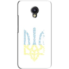 Чехлы для Meizu M5 Note  Укр. Символика (AlphaPrint) (Герб из букв)