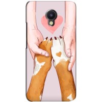 Чехол (ТПУ) Милые собачки для Meizu M5 Note – Любовь к собакам