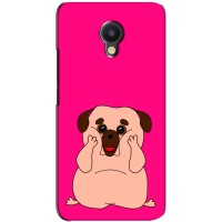 Чехол (ТПУ) Милые собачки для Meizu M5 Note – Веселый Мопсик