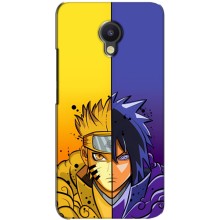 Купить Чехлы на телефон с принтом Anime для Мейзу М5 Нот (Naruto Vs Sasuke)