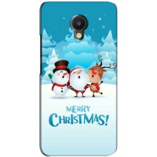 Рождественские Чехлы для Meizu M5 Note (VPrint) (Merry Christmas)