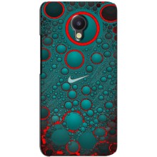 Силиконовый Чехол на Meizu M5 Note с картинкой Nike (Найк зеленый)
