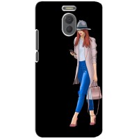 Чехол с картинкой Модные Девчонки Meizu M6 Note (Девушка со смартфоном)