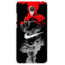 Силиконовый Чехол на Meizu M6 с картинкой Nike (Nike дым)