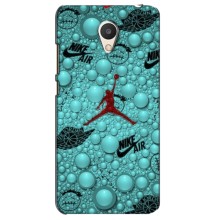 Силиконовый Чехол Nike Air Jordan на Мейзу М6 (Джордан Найк)