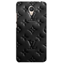 Текстурный Чехол Louis Vuitton для Мейзу М6 – Черный ЛВ