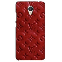Текстурний Чохол Louis Vuitton для Мейзу М6 – Червоний ЛВ