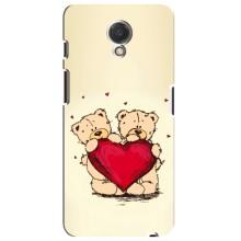 Чехлы для любимой на Мейзу М6с (VPrint) (Медвежонки)