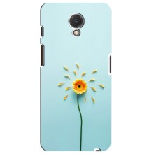 Чехлы с Цветами для Meizu M6s (VPrint) (Желтый цветок)