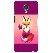 Чехлы с картинкой Лисички для Meizu M6s (VPrint) (Лисичка с розочкой)