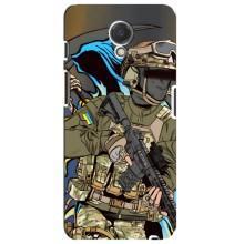 Чехлы с картинкой ЗСУ для Meizu M6s (AlphaPrint) (Воин ВСУ)