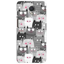 Чехлы с Котиками для Meizu M6s (VPrint) (Рисованные котики)