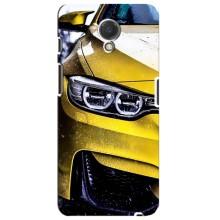 Чехлы с Машинами на Мейзу М6с (VPrint) (Желтая машина)