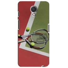 Чехлы с принтом Спортивная тематика для Meizu M6s – Ракетки теннис