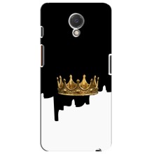 Чехол (Корона на чёрном фоне) для Мейзу М6с – Золотая корона