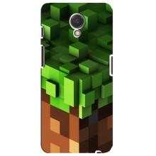 Чехол Майнкрафт на Meizu M6s (AlphaPrint) Minecraft (текстура Майнкрафт)