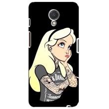 Чехол с печатью для Meizu M6s - (Мода) (AlphaPrint) (Девочка в тату)