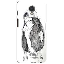 Чехол с печатью для Meizu M6s - (Мода) (AlphaPrint) (Фото девочки)