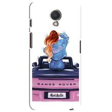 Чехол с печатью для Meizu M6s - (Мода) (AlphaPrint) (На машине)