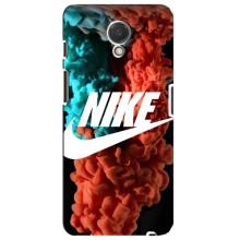Чехол для Meizu M6s - с принтом Найк (AlphaPrint) (Дымчатый найк)
