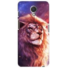Чехол со Львом для Meizu M6s (VPrint) (Красочный Лев)