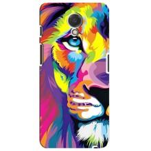Чехол со Львом для Meizu M6s (VPrint) (Яркий Лев)
