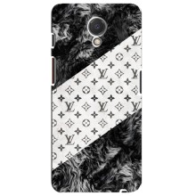 Чохол Стиль Louis Vuitton на Meizu M6s (LV на білому)