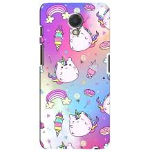 Чехол Unicorn на Meizu M6s (Радуга и Единорог)