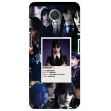 Чехлы Венсдей на Meizu M6s Уэнсдей (AlphaPrint) (коллаж Уэнздей)