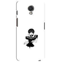 Чехлы Венсдей на Meizu M6s Уэнсдей (AlphaPrint) (танец Уэнздей)
