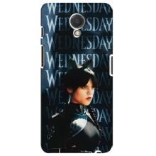 Чехлы Венсдей на Meizu M6s Уэнсдей (AlphaPrint) (Уэнздей кошка)